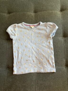 EUC Mini Boden Short Sleeve Shirt Sun Design Size 4-5